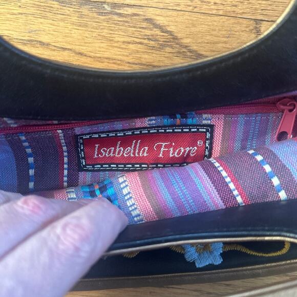 Isabella Fiore Y2K Leather Beaded Purse - Picture 4 of 6